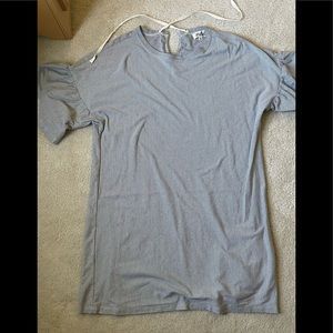 EUC Striped dress with cute tie neck accent